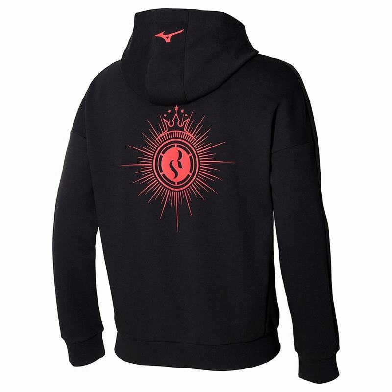 Mizuno Sergio Ramos Sweat Hoody トップス レディース 黒 | JP-014957