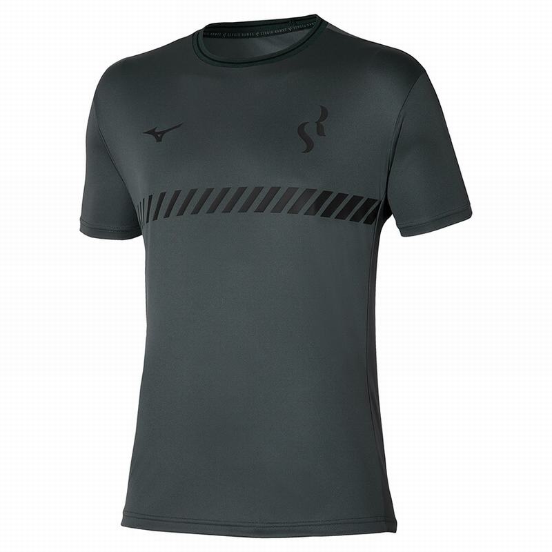 Mizuno Sergio Ramos トレーニング Tee Tシャツ レディース グレー | JP-317549