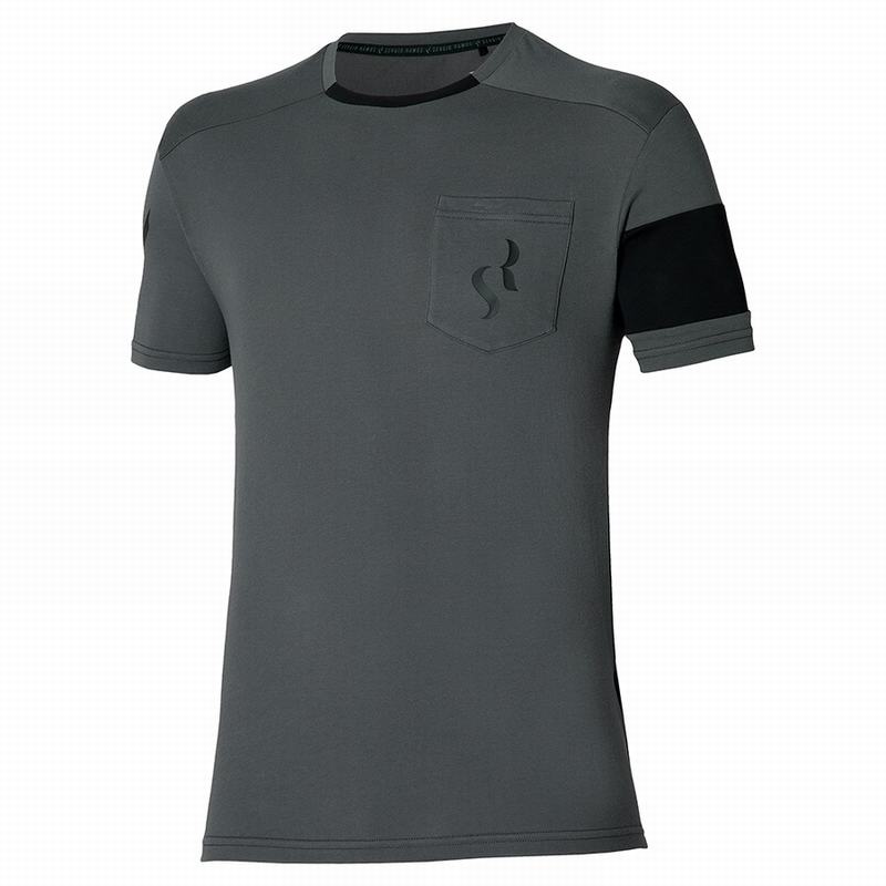 Mizuno Sergio Ramos カジュアル Tee Tシャツ レディース グレー | JP-371695