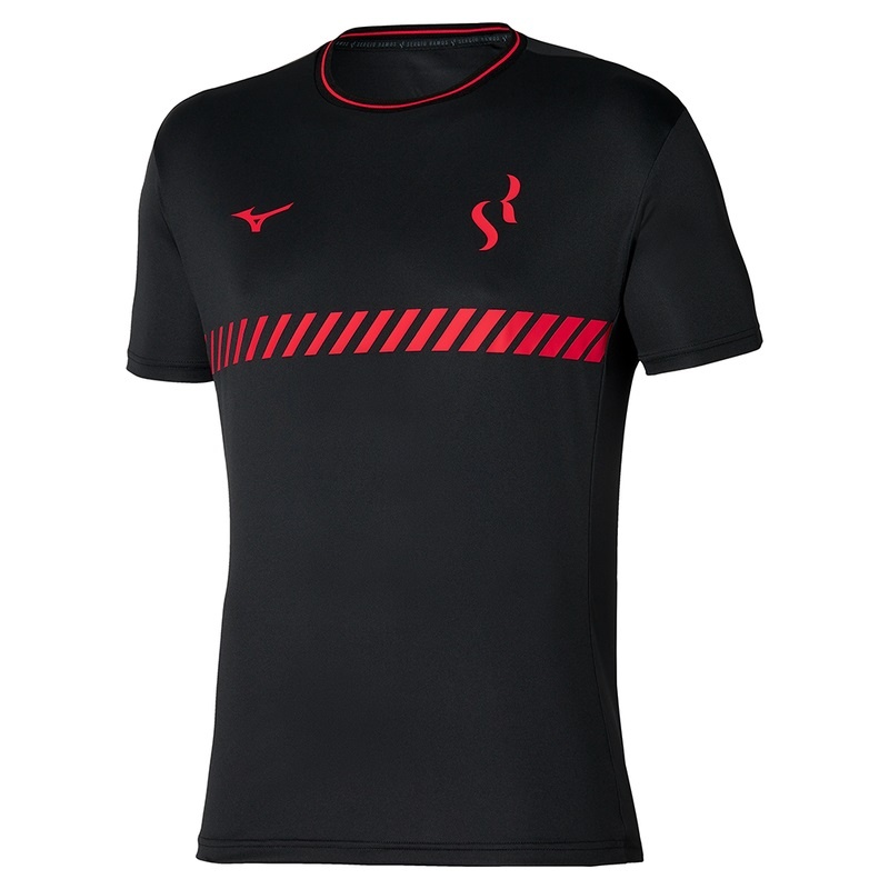 Mizuno Sergio Ramos トレーニング Tee Tシャツ レディース 黒 | JP-873062