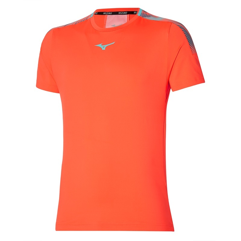 Mizuno Shadow Tee Tシャツ メンズ オレンジ | JP-297416