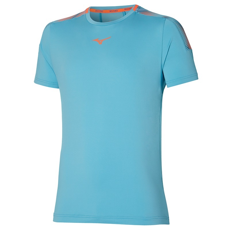 Mizuno Shadow Tee Tシャツ メンズ 青 | JP-746501