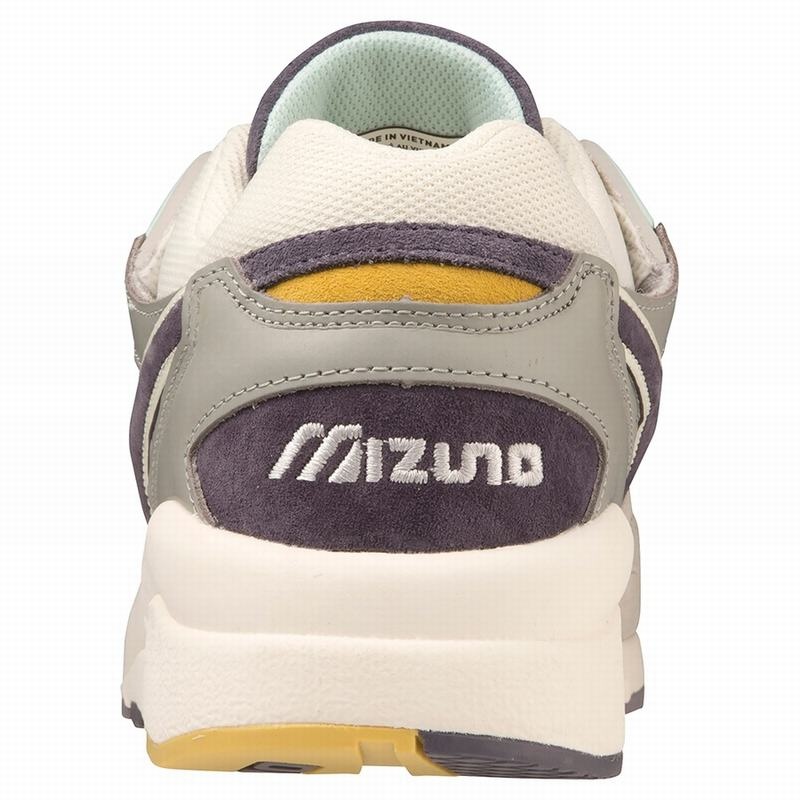 Mizuno Sky Medal Premium スニーカー メンズ グレー 紫 | JP-082916