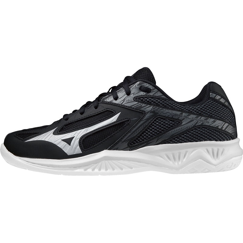 Mizuno Thunder Blade 3 バレーボールシューズ レディース 黒 白 | JP-509861