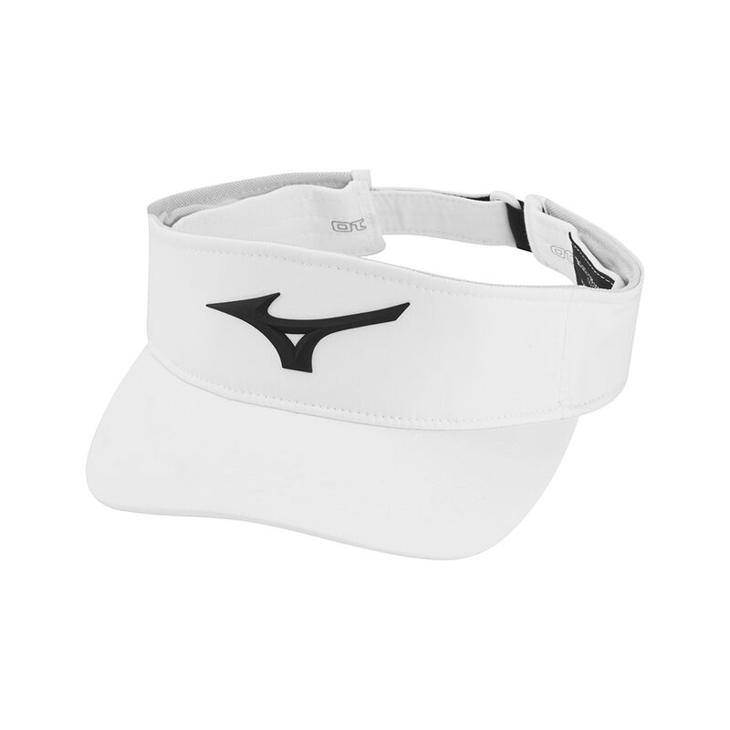 Mizuno Tour Elite Visor ハット レディース 白 | JP-198603