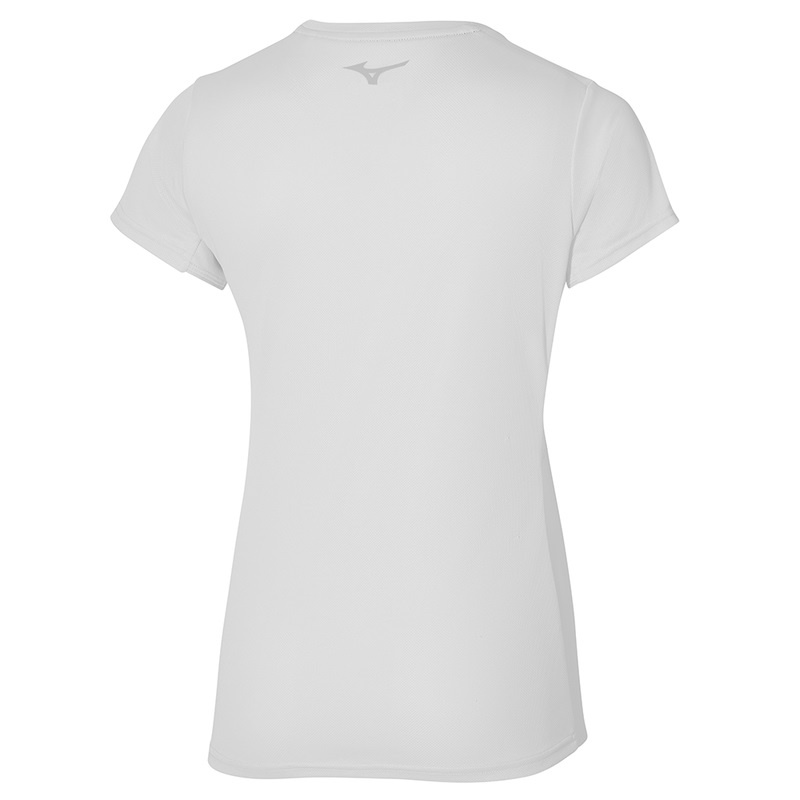 Mizuno Two Loops 8 Tee Tシャツ レディース 白 | JP-534761