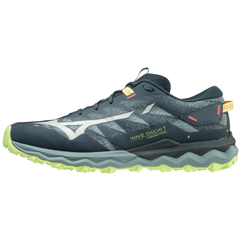 Mizuno Wave Daichi 7 トレイルランニングシューズ メンズ 緑 | JP-637415