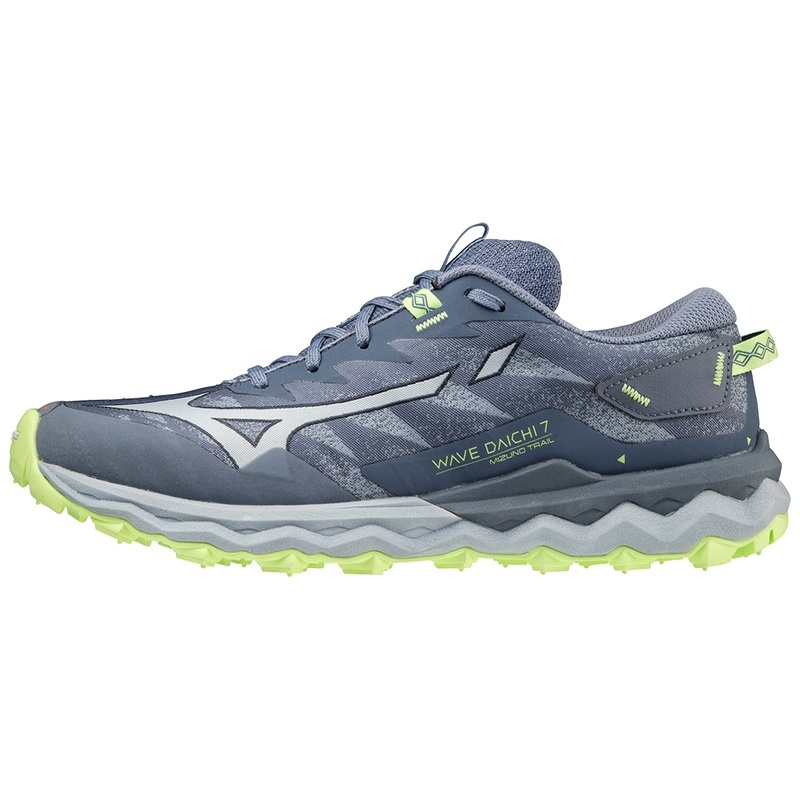 Mizuno Wave Daichi 7 トレイルランニングシューズ レディース 青 | JP-683247