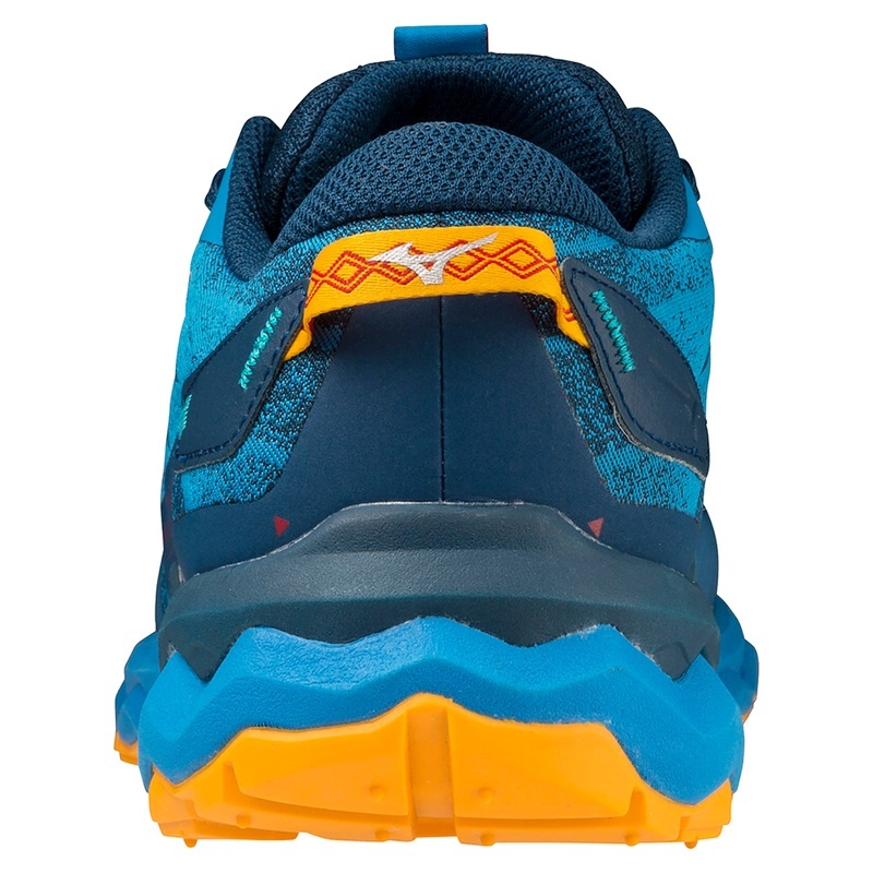 Mizuno Wave Daichi 7 トレイルランニングシューズ メンズ 青 | JP-749253