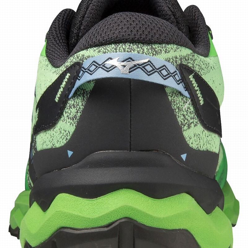 Mizuno Wave Daichi 7 トレイルランニングシューズ メンズ 緑 青 | JP-710389