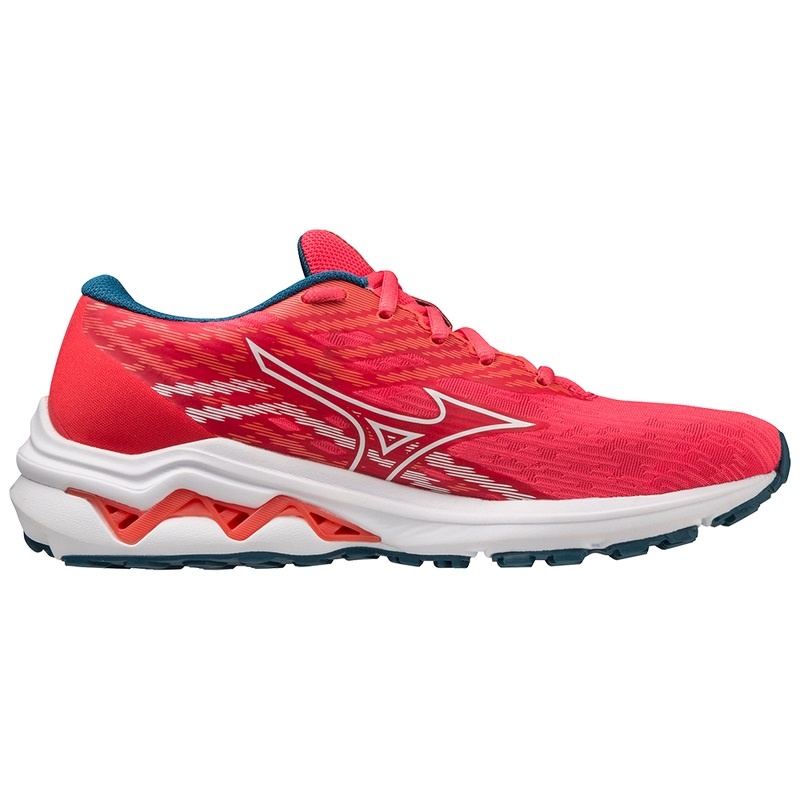 Mizuno Wave Equate 7 ランニングシューズ レディース ピンク 白 青 | JP-361805