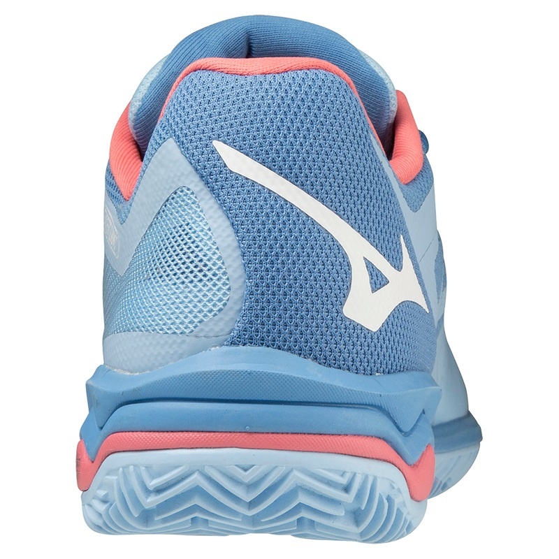 Mizuno Wave Exceed Light CC テニスシューズ レディース 白 ピンク | JP-863920