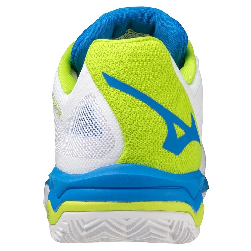 Mizuno Wave Exceed Light パデルシューズ メンズ 白 青 ライト緑 | JP-581629