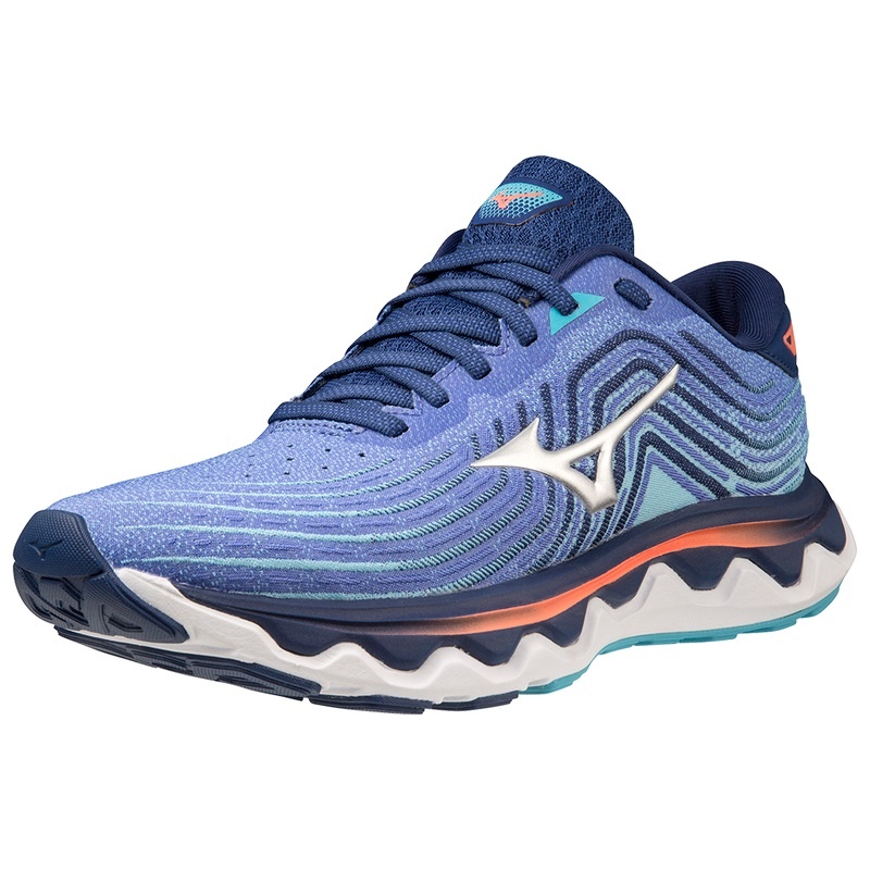 Mizuno Wave Horizon 6 ランニングシューズ レディース 青 | JP-527906