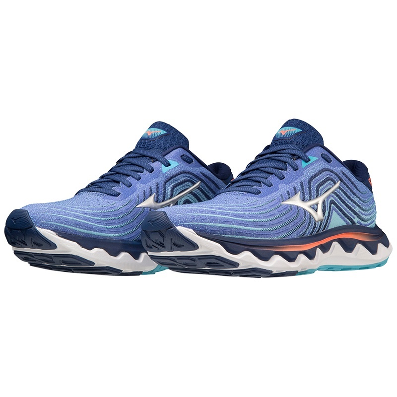 Mizuno Wave Horizon 6 ランニングシューズ レディース 青 | JP-527906