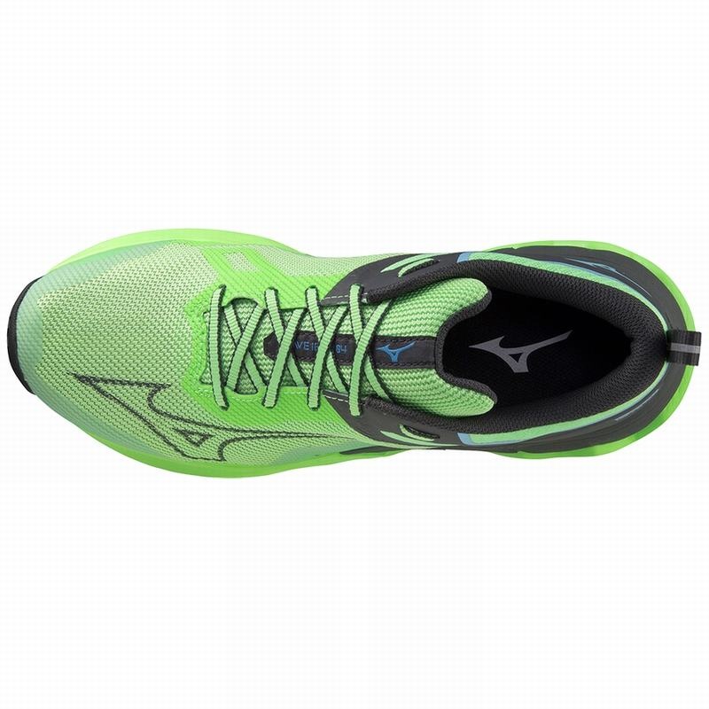 Mizuno Wave Ibuki 4 トレイルランニングシューズ メンズ 緑 | JP-715968