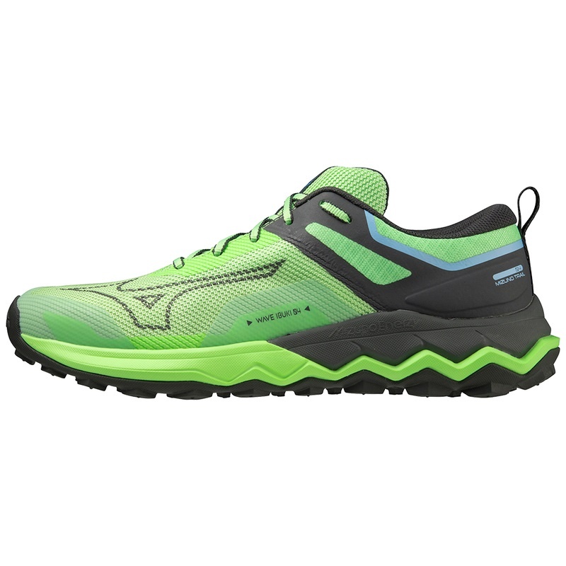 Mizuno Wave Ibuki 4 トレイルランニングシューズ メンズ 緑 | JP-715968