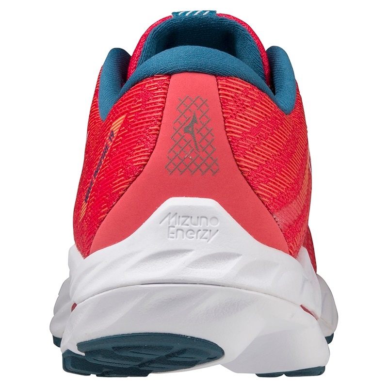 Mizuno Wave Inspire 19 ランニングシューズ レディース ピンク 白 青 | JP-915407