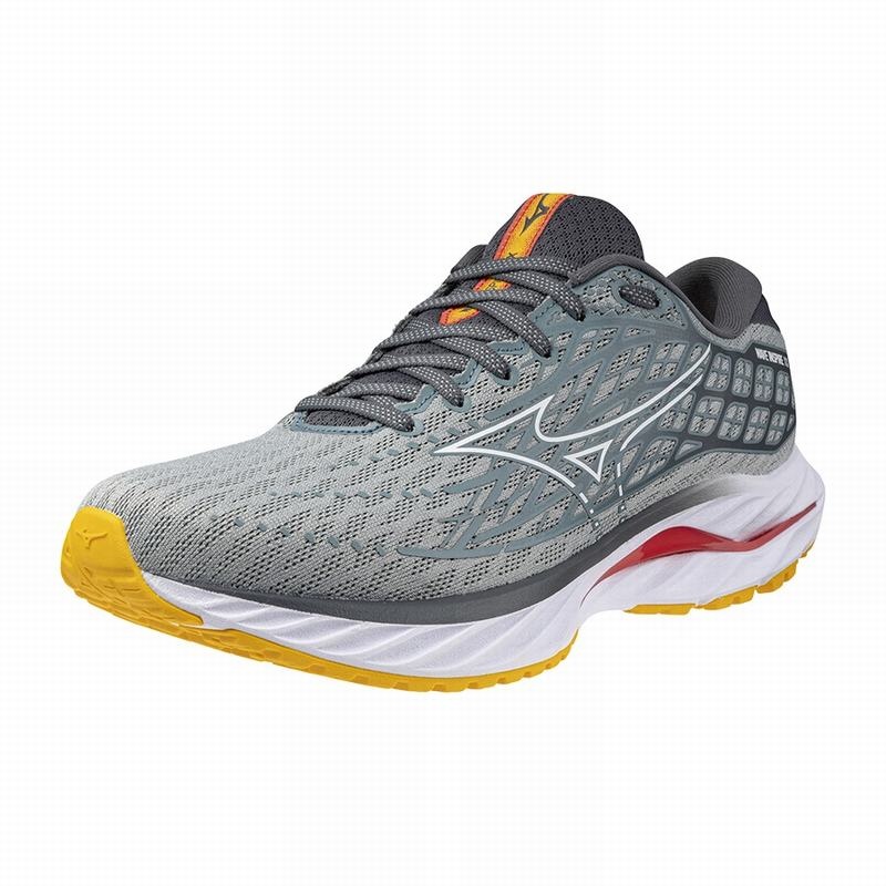 Mizuno Wave Inspire 20 ランニングシューズ メンズ 白 | JP-256349