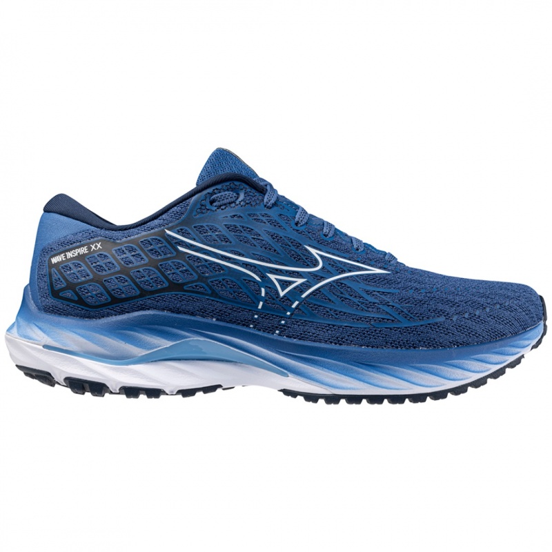 Mizuno Wave Inspire 20 ランニングシューズ メンズ 青 | JP-386054