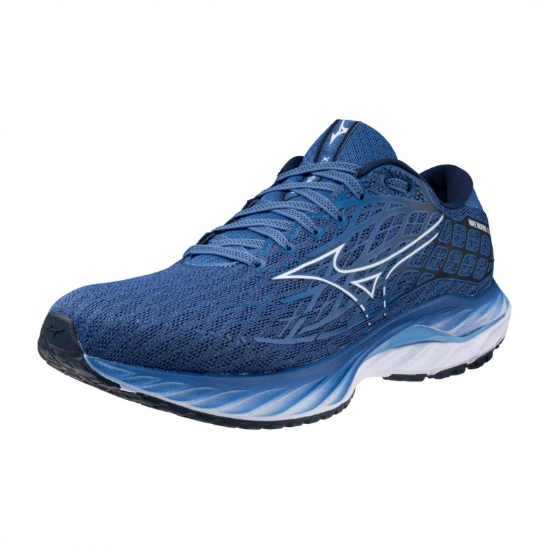 Mizuno Wave Inspire 20 ランニングシューズ メンズ 青 | JP-386054