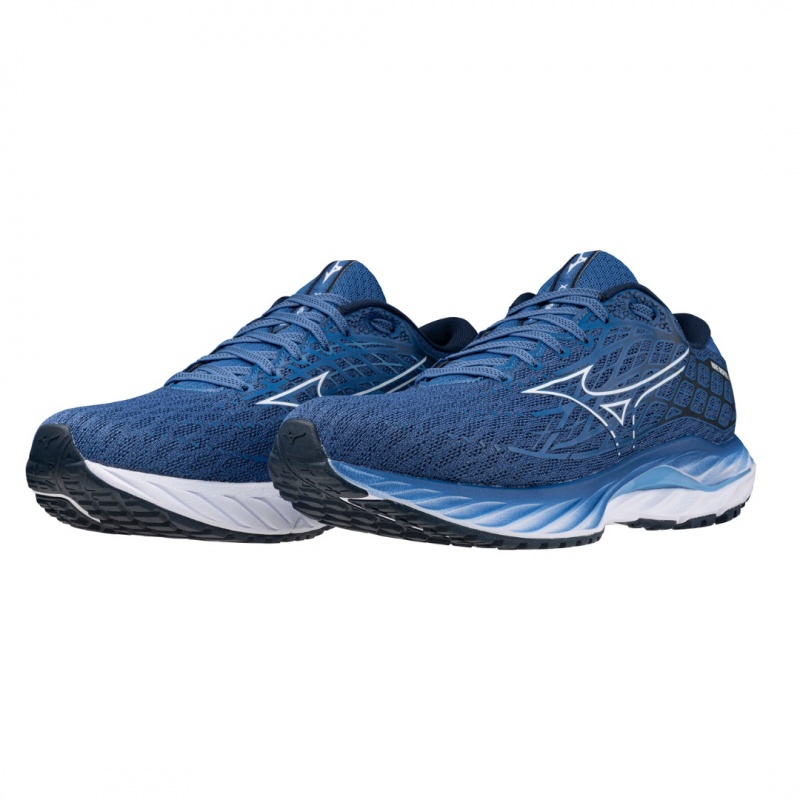 Mizuno Wave Inspire 20 ランニングシューズ メンズ 青 | JP-386054