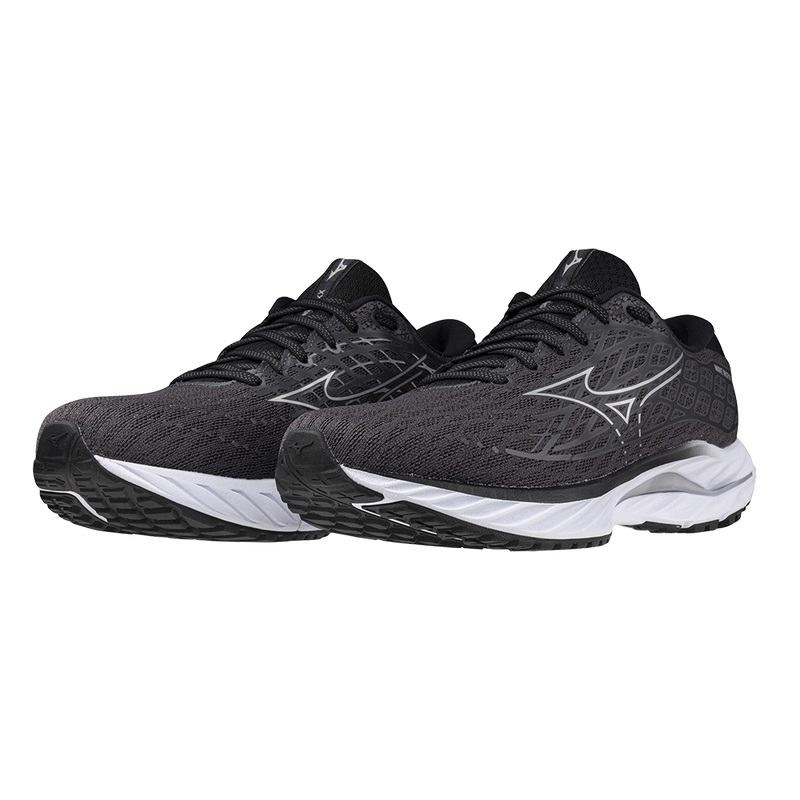 Mizuno Wave Inspire 20 ランニングシューズ メンズ 黒 シルバー | JP-471652