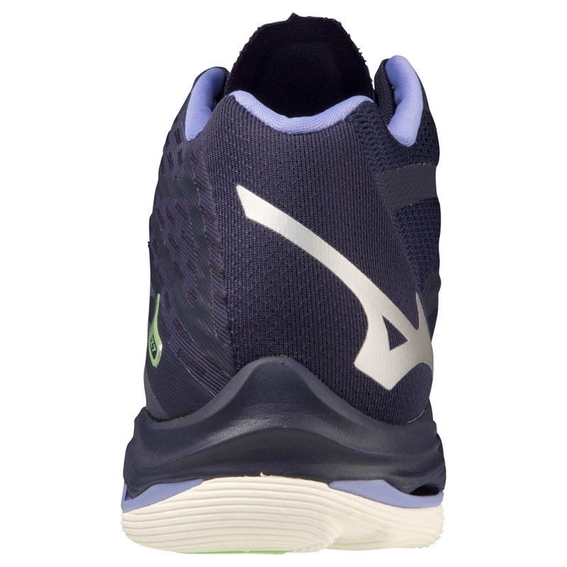 Mizuno Wave Lightning Z7Mid バレーボールシューズ レディース ネイビー | JP-530629