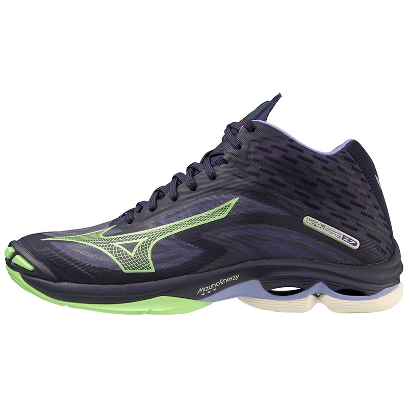 Mizuno Wave Lightning Z7Mid バレーボールシューズ メンズ ネイビー | JP-964357