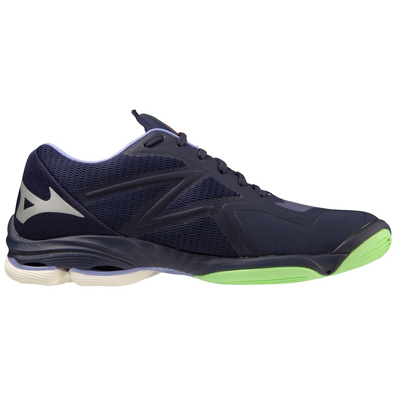 Mizuno Wave Lightning Z7 バレーボールシューズ レディース 青 緑 | JP-378146