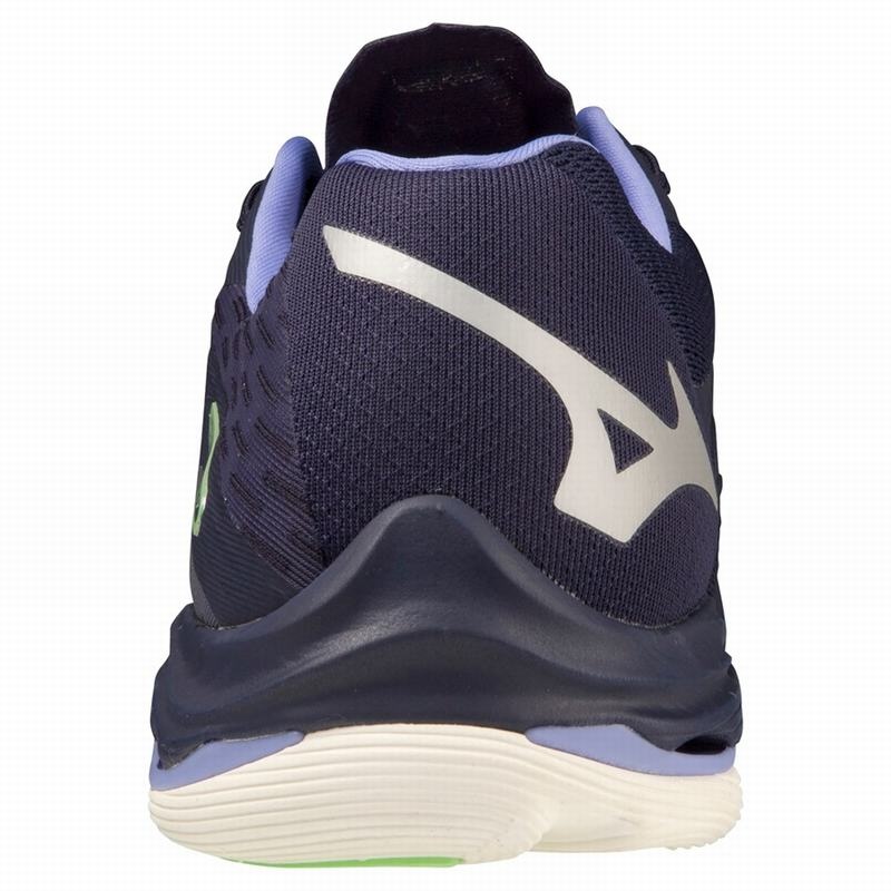 Mizuno Wave Lightning Z7 バレーボールシューズ レディース 青 緑 | JP-378146