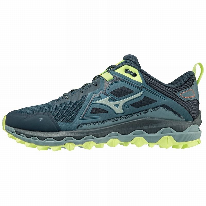 Mizuno Wave Mujin 8 トレイルランニングシューズ メンズ 青 | JP-561970