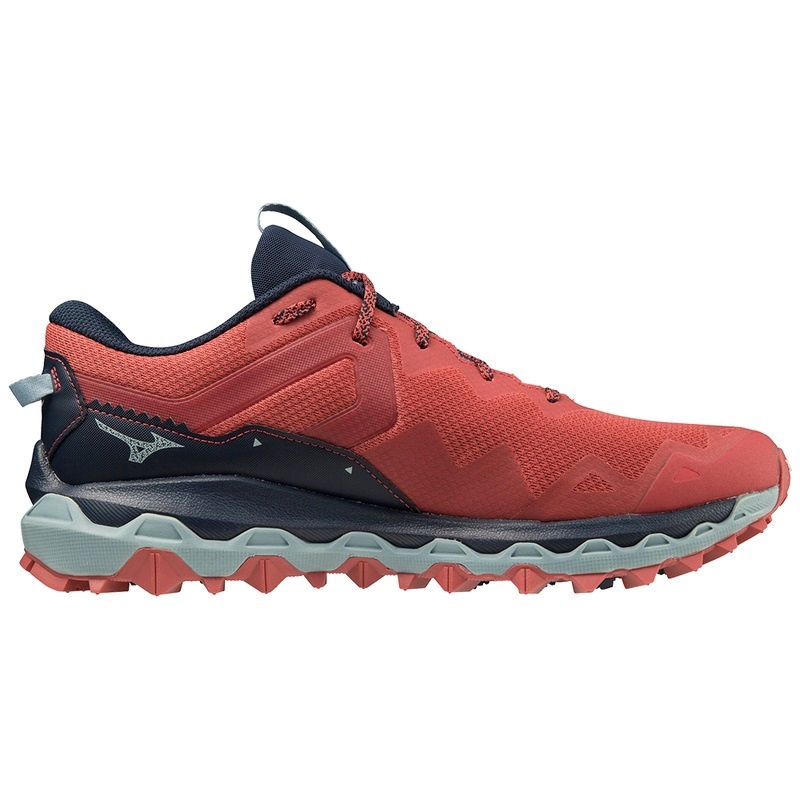 Mizuno Wave Mujin 9 トレイルランニングシューズ メンズ 赤 青 | JP-208451