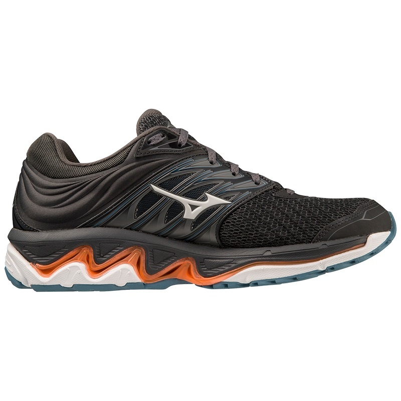 Mizuno Wave Paradox 5 ランニングシューズ メンズ 黒 ライトオレンジ | JP-647350