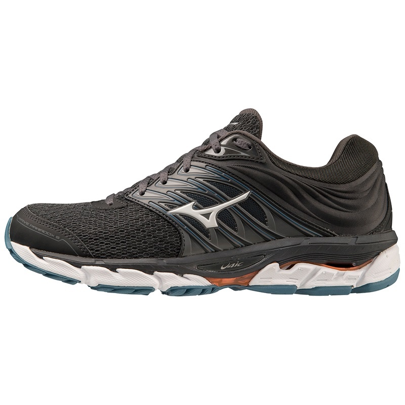 Mizuno Wave Paradox 5 ランニングシューズ メンズ 黒 ライトオレンジ | JP-647350