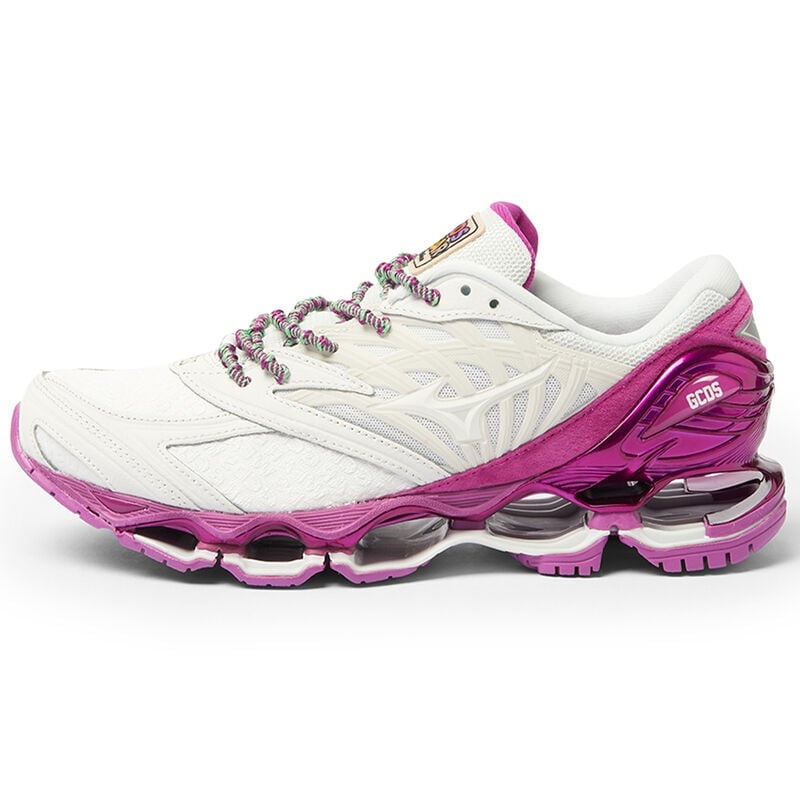 Mizuno Wave Prophecy LS Gcds スニーカー メンズ 白 ピンク | JP-637512