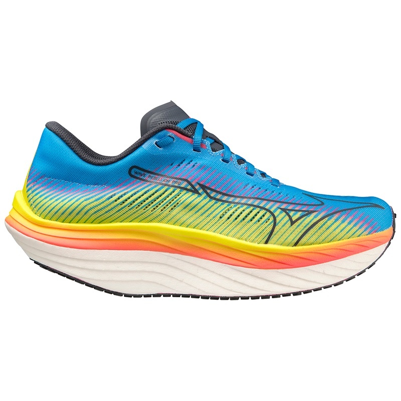 Mizuno Wave Rebellion Pro ランニングシューズ メンズ 青 青 | JP-056841