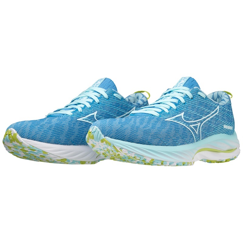 Mizuno Wave Rider 26 Roxy ランニングシューズ レディース 白 緑 | JP-860231