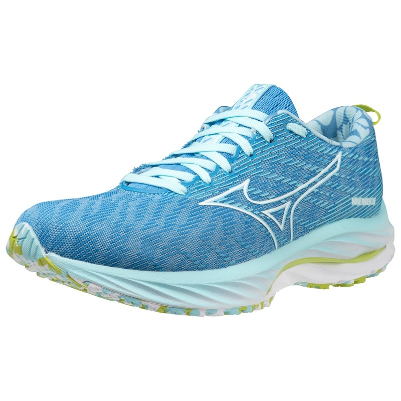 Mizuno Wave Rider 26 Roxy ランニングシューズ レディース 白 緑 | JP-860231