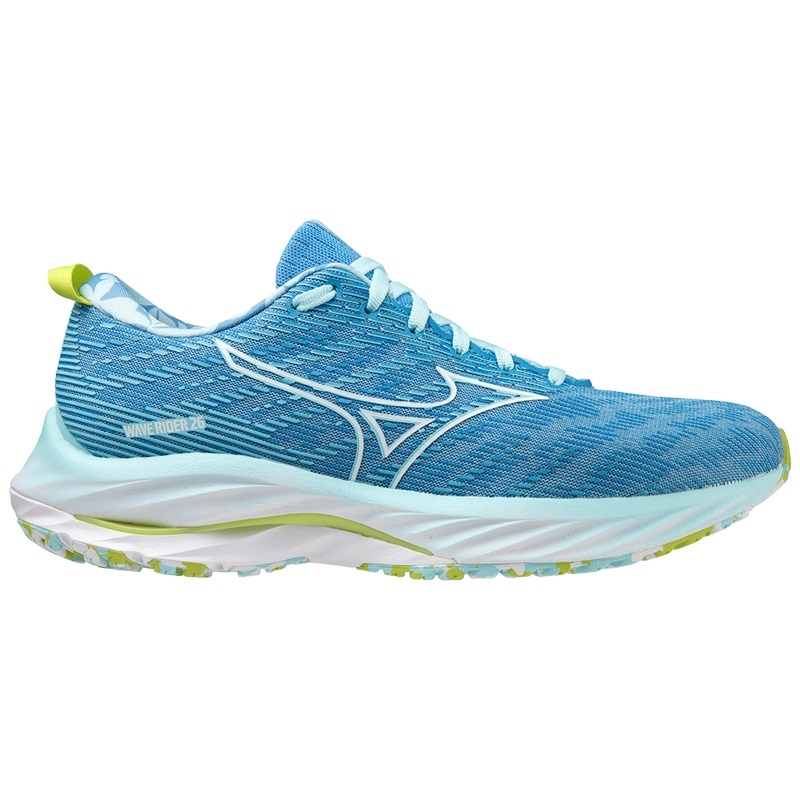 Mizuno Wave Rider 26 Roxy ランニングシューズ レディース 白 緑 | JP-860231