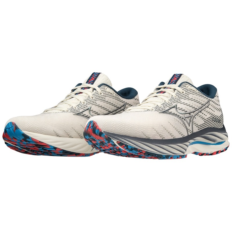 Mizuno Wave Rider 26 ランニングシューズ レディース シルバー | JP-509236