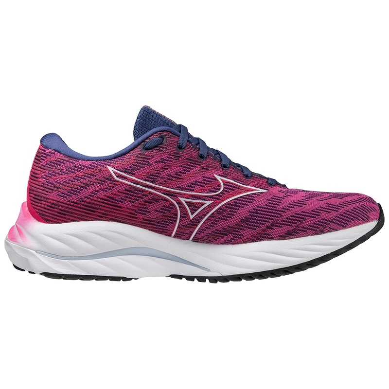 Mizuno Wave Rider 26 ランニングシューズ レディース パープル 青 | JP-314726