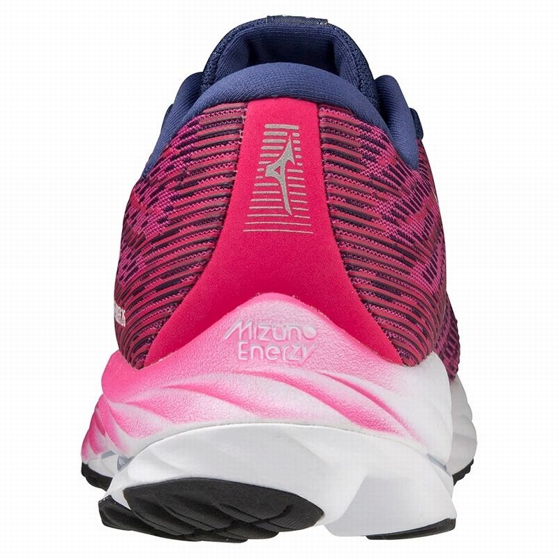 Mizuno Wave Rider 26 ランニングシューズ レディース パープル 青 | JP-314726