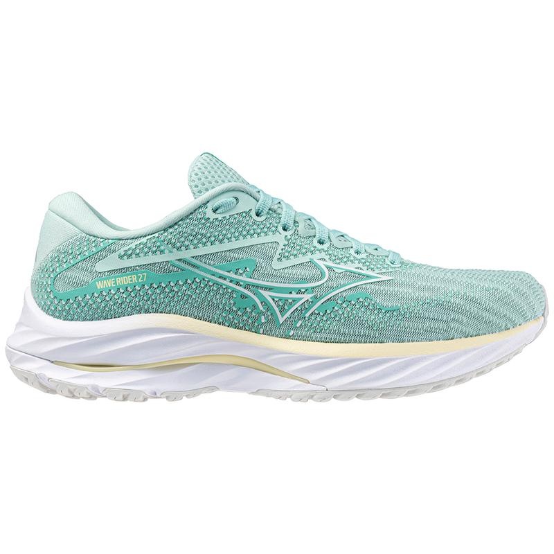 Mizuno Wave Rider 27 ランニングシューズ レディース 青 白 | JP-172905