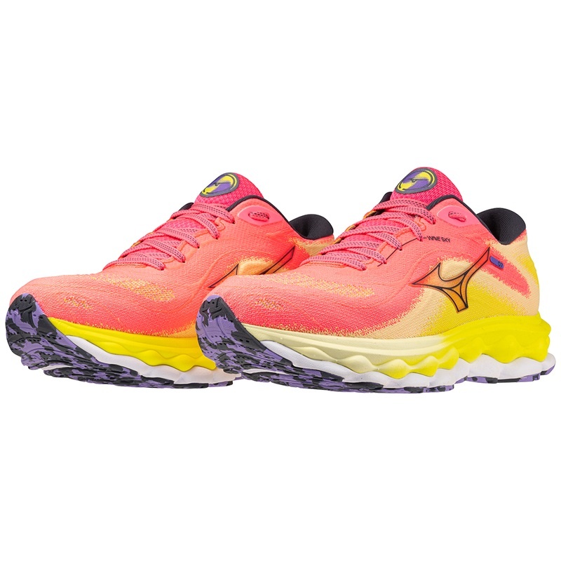 Mizuno Wave Sky 7 ランニングシューズ レディース 青 | JP-190624