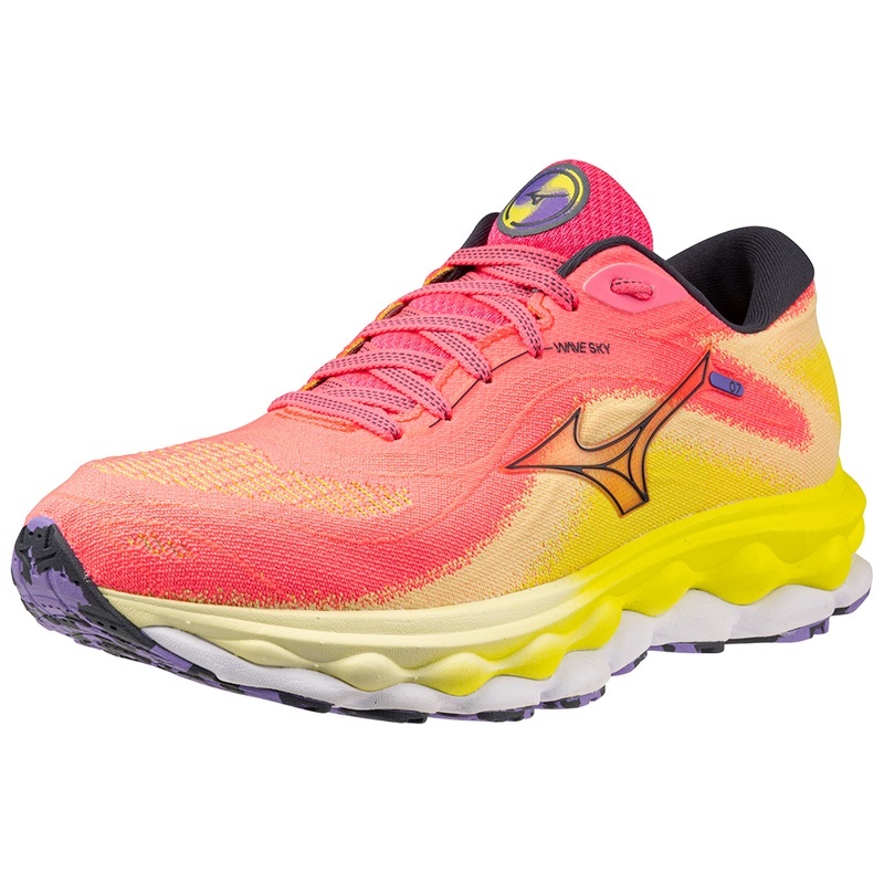 Mizuno Wave Sky 7 ランニングシューズ レディース 青 | JP-190624