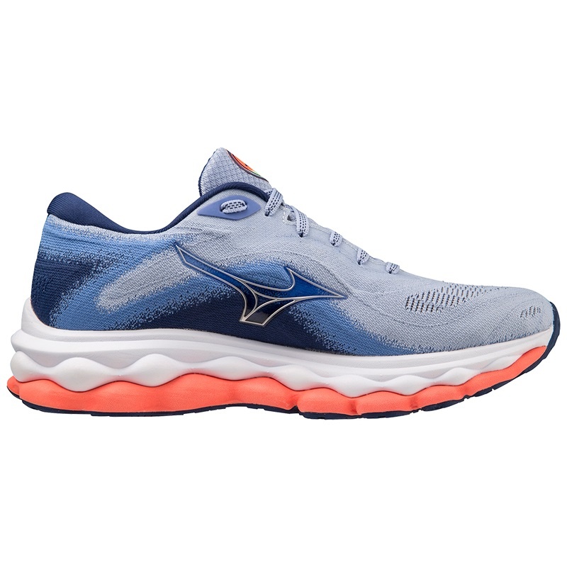 Mizuno Wave Sky 7 ランニングシューズ レディース 青 | JP-430916