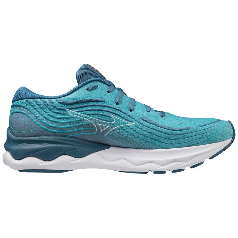 Mizuno Wave Skyrise 4 ランニングシューズ メンズ 青 | JP-975403