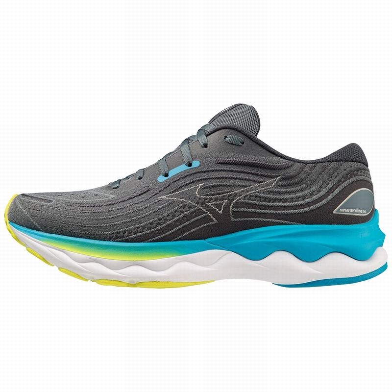 Mizuno Wave Skyrise 4 ランニングシューズ メンズ 青 青 | JP-934081