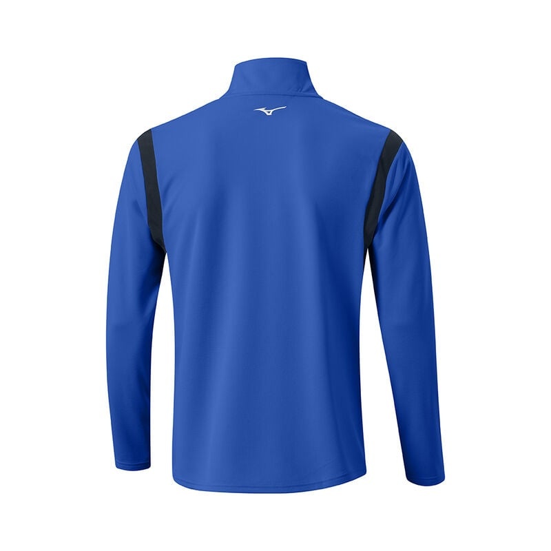 Mizuno 冬の Breeze Elite 1/4 Zip トップス メンズ 青 | JP-201473